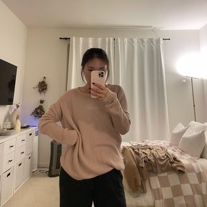Brandy Melville Mauve Oversized Sweater